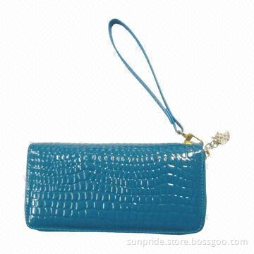 New Arrival Fashionable/Stylish PU Women's Wallet Purses, Customized Designs Available Lady Handbag